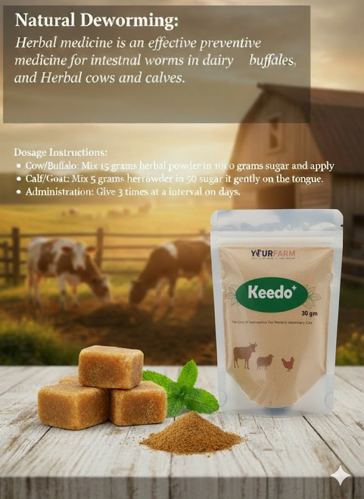 Keedo+ -  A Natural Dewormer that Enhances Gut Health