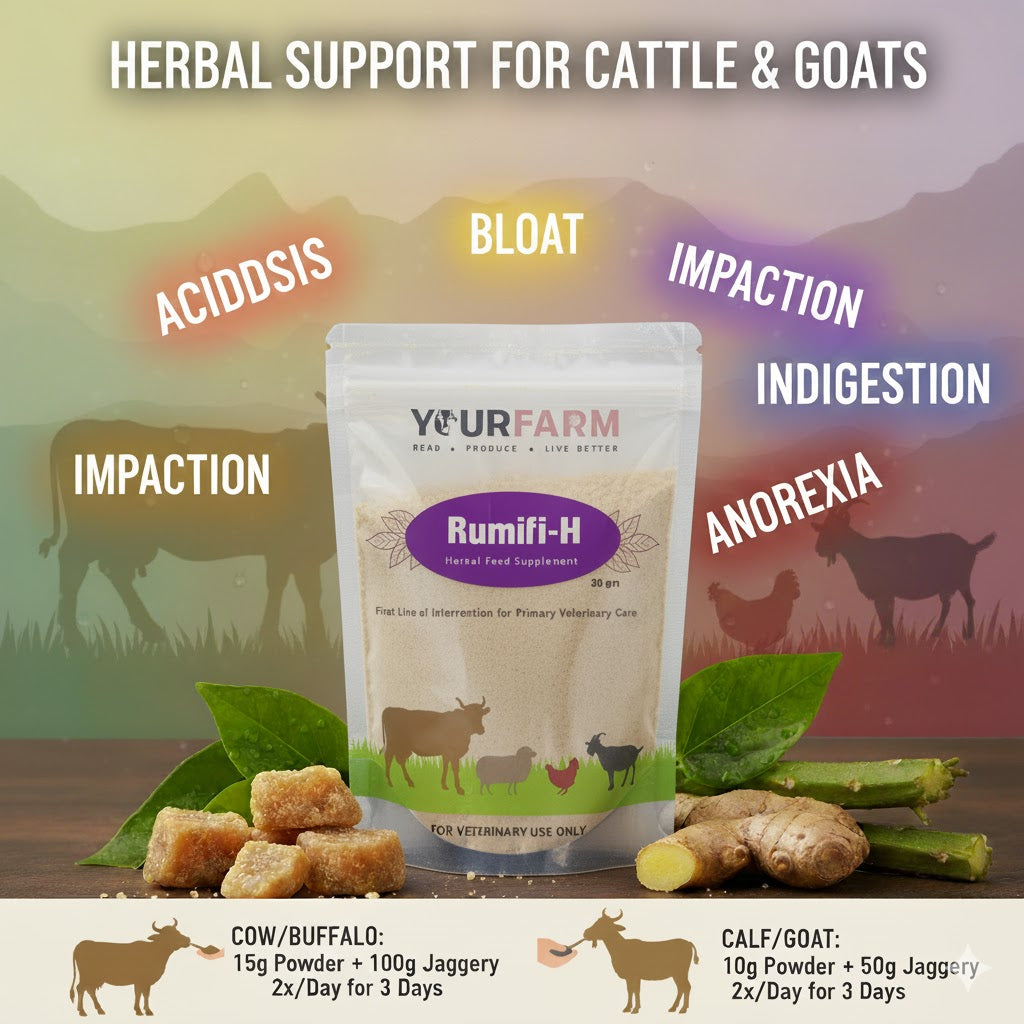 Rumifi-H – Natural Relief for Acidosis, Bloat, Impaction & Digestive Disorders
